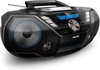 PHILIPS AZB798T / 12 Cd-Geluidsmachine, Cd-Speler Draagbaar (Radio Dab +, Bluetooth, Cd, Mp3-Cd, Usb, Cassette, Alles-In-Één Geluidssysteem) Zwart