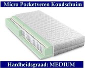 1-Persoons Matras -MICRO POCKET HR45 Koudschuim 7 ZONE 21 CM - Gemiddeld ligcomfort - 80x220/21