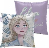 kussen Elsa Frozen junior 40 x 40 cm polyester