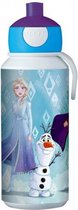 pop-up beker Disney Frozen II 400 ml blauw/wit