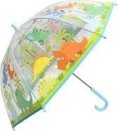 paraplu Dinosaurus 45 cm glasvezel/polyester transparant