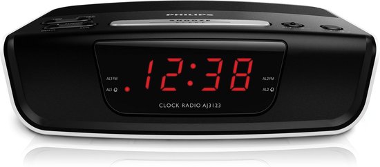 Philips Radio réveil avec tuner numérique AJ3123/12 | bol.com