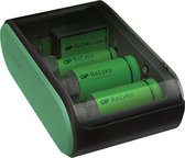 GP Batteries GPB631-2B1 Chargeur de batterie NiMH AAA (crayon), AA (penlite), C (bébé), D (mono), 9 V (bloc)