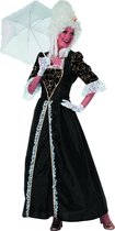 Markiezin taft jurk middeleeuwen zwart Maat 40
