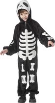 Spook & Skelet Kostuum | Spooky Geraamte Kind Kostuum | Maat 152 | Halloween | Verkleedkleding