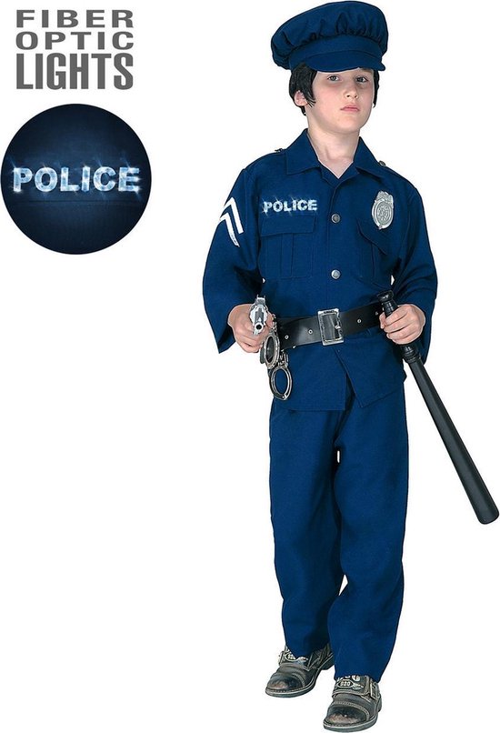 bijvoorbeeld Vrijwillig zwaarlijvigheid Politie agent pak voor kinderen - Kinderkostuums - 146/152" | bol.com