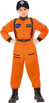 Widmann - Science Fiction & Space Kostuum - Amerikaanse Astronaut Oranje Kind Kostuum Jongen - Oranje - Maat 128 - Carnavalskleding - Verkleedkleding