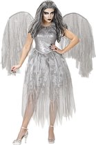 Widmann - Engel Kostuum - Donkere Engel Argenta - Vrouw - zilver - Small - Halloween - Verkleedkleding