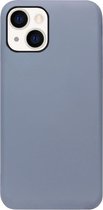 ADEL Premium Siliconen Back Cover Softcase Hoesje Geschikt voor iPhone 13 - Lavendel