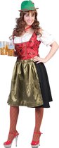 Boeren Tirol & Oktoberfest Kostuum | Kitzbuhel Bier Dirndl | Vrouw | Maat 36-38 | Carnaval kostuum | Verkleedkleding
