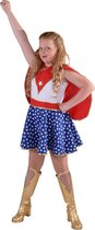 Superwoman & Supergirl Kostuum | Waanzinnig Sterke Super Girl | Meisje | Maat 164 | Carnaval kostuum | Verkleedkleding