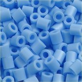 strijkkralen 5 mm 1100 stuks pastelblauw