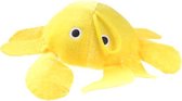 knuffel krab 15 cm pluche geel