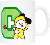 mok BT21 Cimmy junior 300 ml keramiek wit/groen/geel