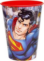 drinkbeker Superman 260 ml rood/blauw