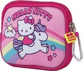 tasje met siliconenpaneel Hello Kitty 15 cm roze