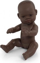babypop Afrikaans meisje 32 cm bruin