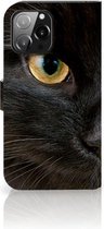Telefoonhoesje Geschikt voor iPhone13 Pro Max Beschermhoesje Zwarte Kat