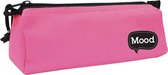 etui Chrome junior 21 x 7 x 7 cm polyester roze