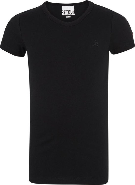Retour jeans Sean Jongens T-shirt - black - Maat 15/16