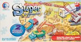 legpuzzel 2-in-1 construction vehicles