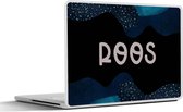 Laptop sticker - 11.6 inch - Roos - Pastel - Meisje - 30x21cm - Laptopstickers - Laptop skin - Cover