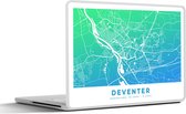 Laptop sticker - 10.1 inch - Stadskaart - Deventer - Nederland - 25x18cm - Laptopstickers - Laptop skin - Cover