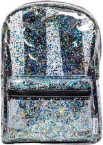 rugzak Glitter meisjes 9 liter pvc zwart