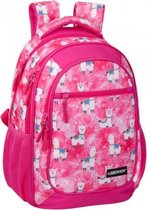 rugzak lama 40 x 32 x 21 cm polyester 26 liter roze