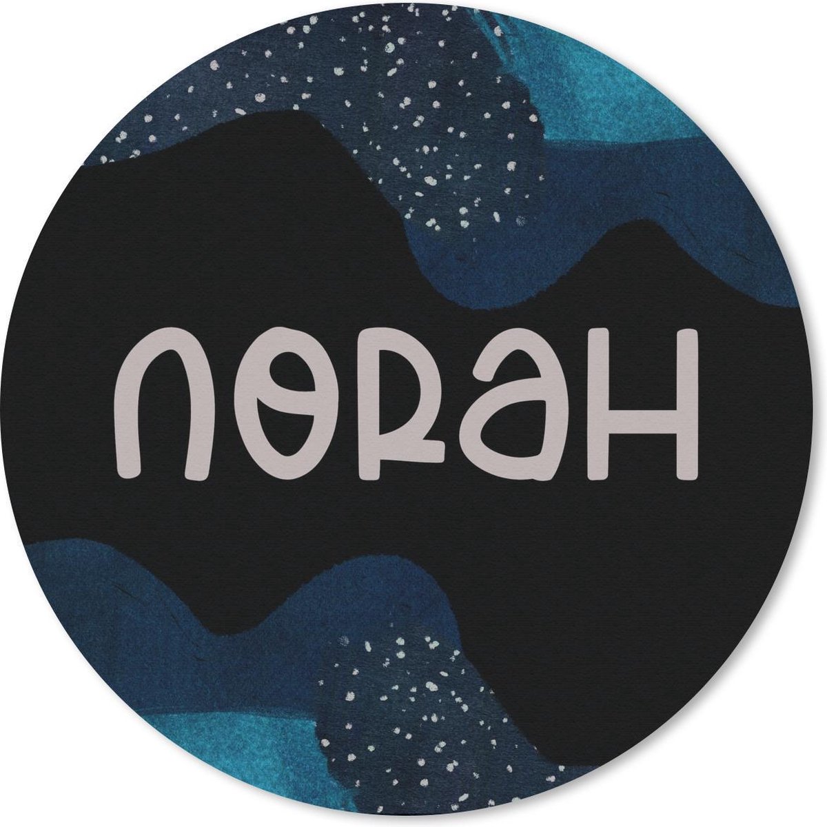 Muismat rond 30x30 cm - Mousepad Norah - Pastel - Meisje - Ronde muismatten