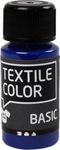 textielverf Basic 50 ml blauw