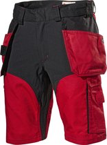 L.Brador 1844PB Korte Werkbroek-54-Rood