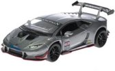 schaalmodel Lamborghini Huracan 1:36 pull-back grijs