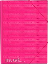 notitieblok 25 x 35 cm papier fuchsia