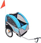 Everest Fietskar voor kinderen 30 kg grijs en blauw