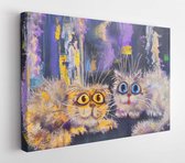 Canvas schilderij - Two friends  -     246087505 - 50*40 Horizontal