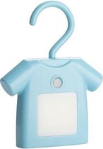 decoratieverlichting T-shirt junior 13 cm led ABS blauw