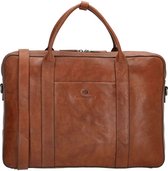 Micmacbags Legacy Dames Laptoptas Leer - bruin
