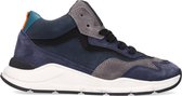 Kipling Blake Hoge sneakers - Leren Sneaker - Jongens - Blauw - Maat 35