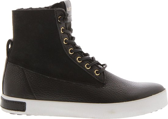 Blackstone QL46 BLACK - HIGH SNEAKER - FUR - Vrouw - Black - Maat: 37 |  bol.com