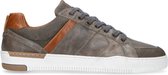 No Stress - Heren - Grijze leren sneakers - Maat 45