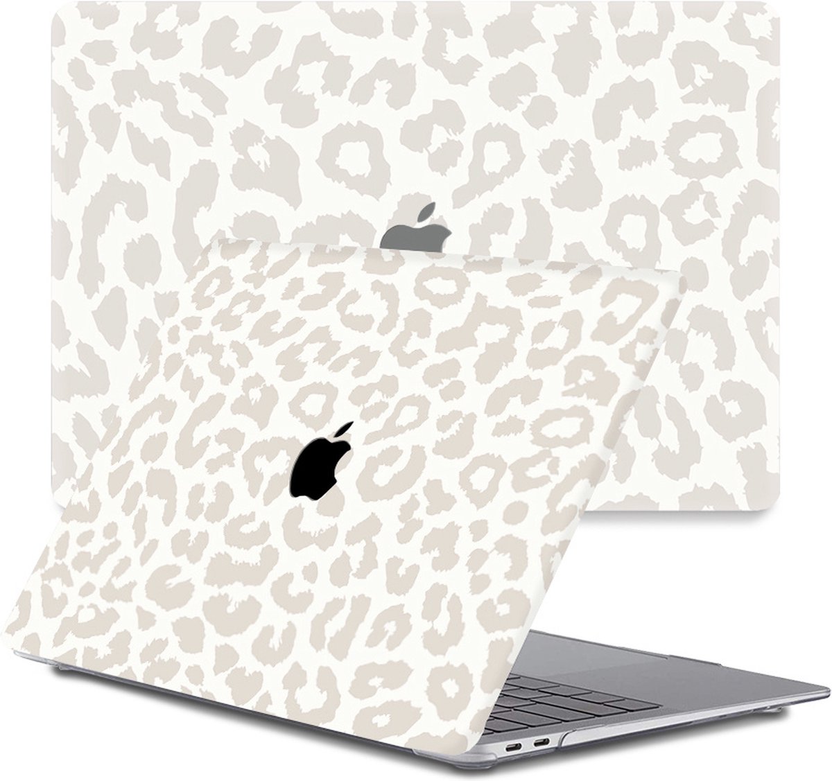 Lunso Geschikt voor MacBook Pro 13 inch M1/M2 (2020-2022) cover hoes - case - Calm Serengeti