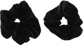 Zac's Alter Ego Haar scrunchie Luxury velvet Zwart