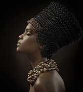 African Princess Collection - 200cm x 135cm - Fotokunst op PlexiglasⓇ incl. certificaat & garantie.