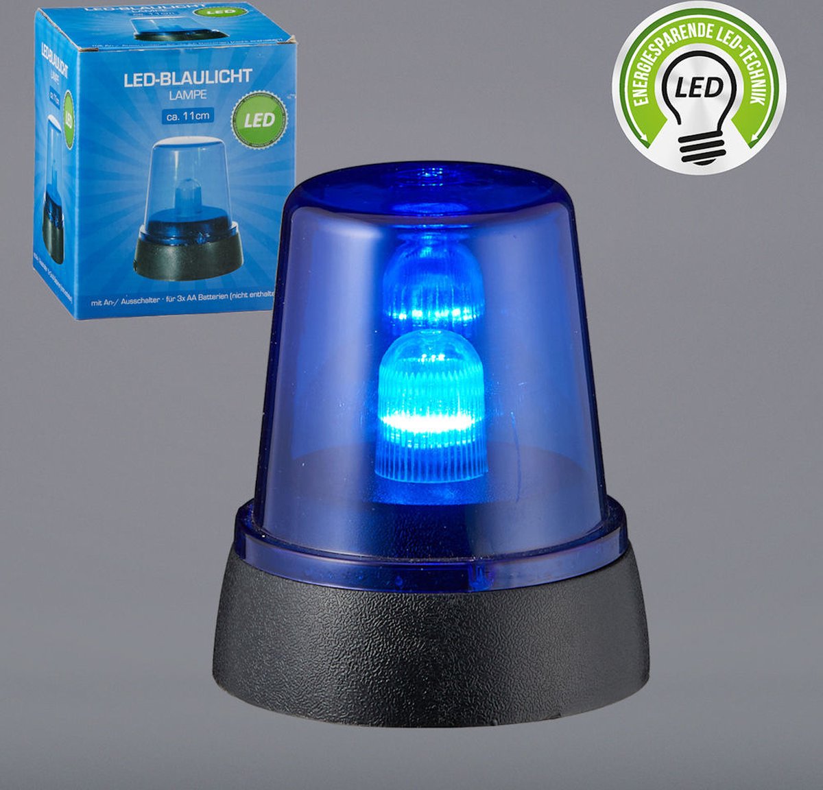 Decopatent® LED Zwaailamp - Zwaailicht Blauw - Politie Zwaailicht - Blauwe  Zwaailamp -... | bol.com