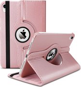 iPad Mini 6 hoes - ipad mini 2021 hoes Rose Goud - iPad Mini 6 cover - hoes iPad Mini 6 - iPad Mini 6 hoesje - iPad mini 6 case - 360° draaibare Hoes Kunstleer