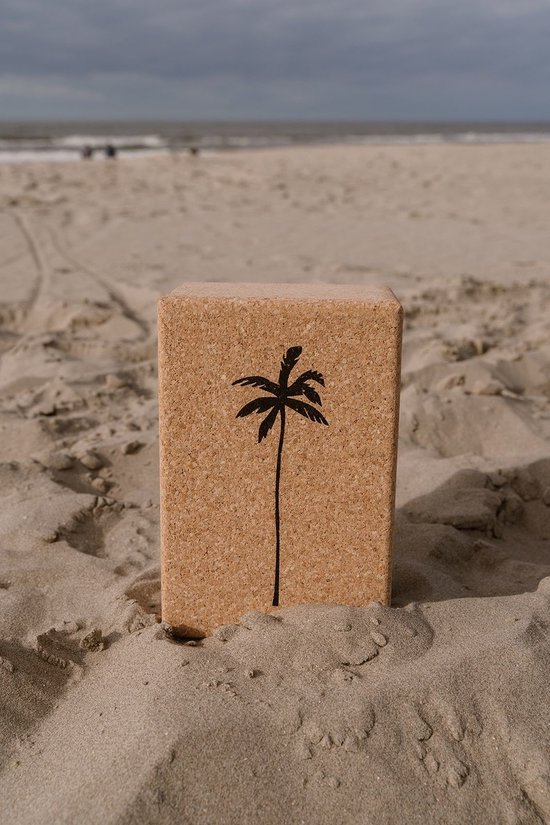 Yoga blok groot eco natuurkurk beach - Lotus van Lotus — afbeelding 4