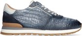 Giorgio 87520 Lage sneakers - Leren Sneaker - Heren - Blauw - Maat 41+