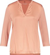 GERRY WEBER Dames Stijlvol shirt met 3/4-mouwen EcoVero Dark Camel-44