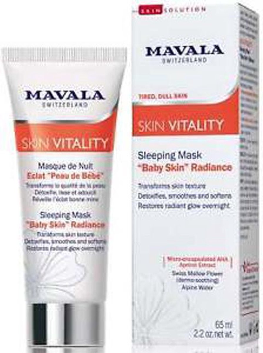 Mavala VITALITY Sleeping Mask 65 ml